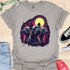 Bulldog & Moon - V2 - Stylish Red Eye T-Shirt